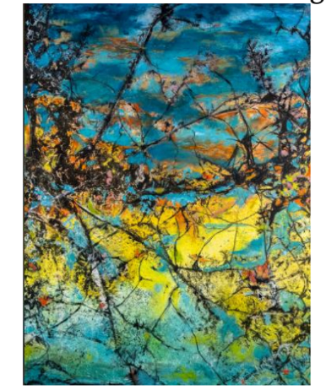 Rock Creek Morning (print) by Leslie Harris