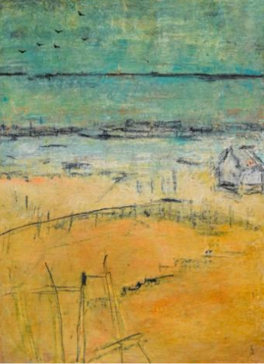 Under a Turquoise Sky (Print) by Leslie Harris